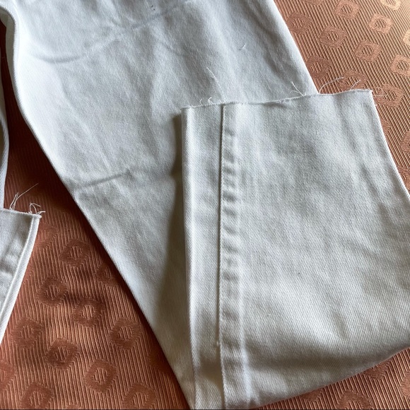 Distressed White Mom Jeans - Picture 11 of 12